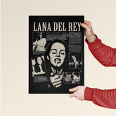 Lana Del Rey – Ultraviolence Vintage Collage Poster